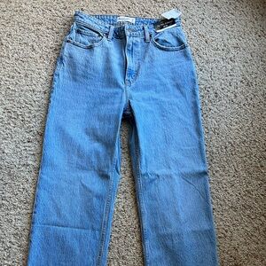 Abercrombie & Fitch Blue Straight Leg Jeans